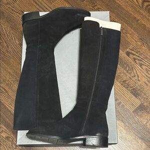 Aquatalia Naleigh Suede Weatherproof Knee High Boots Size 6